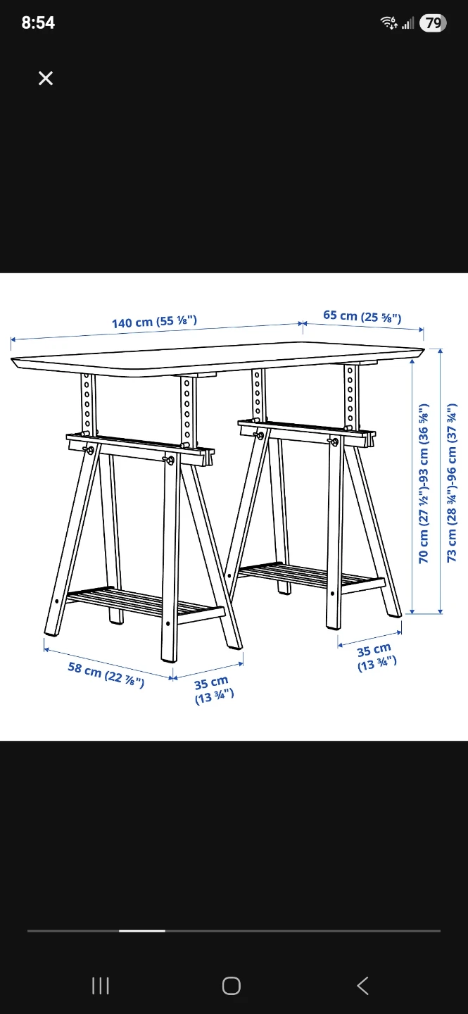 IKEA Adjustable Drawing Desk - photo 4