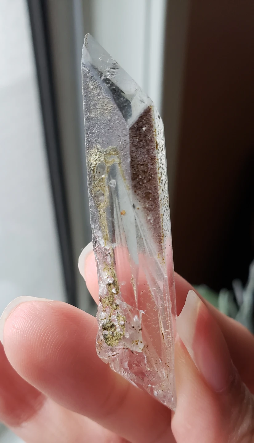 Laser Quartz, Hematite-coated - photo 4