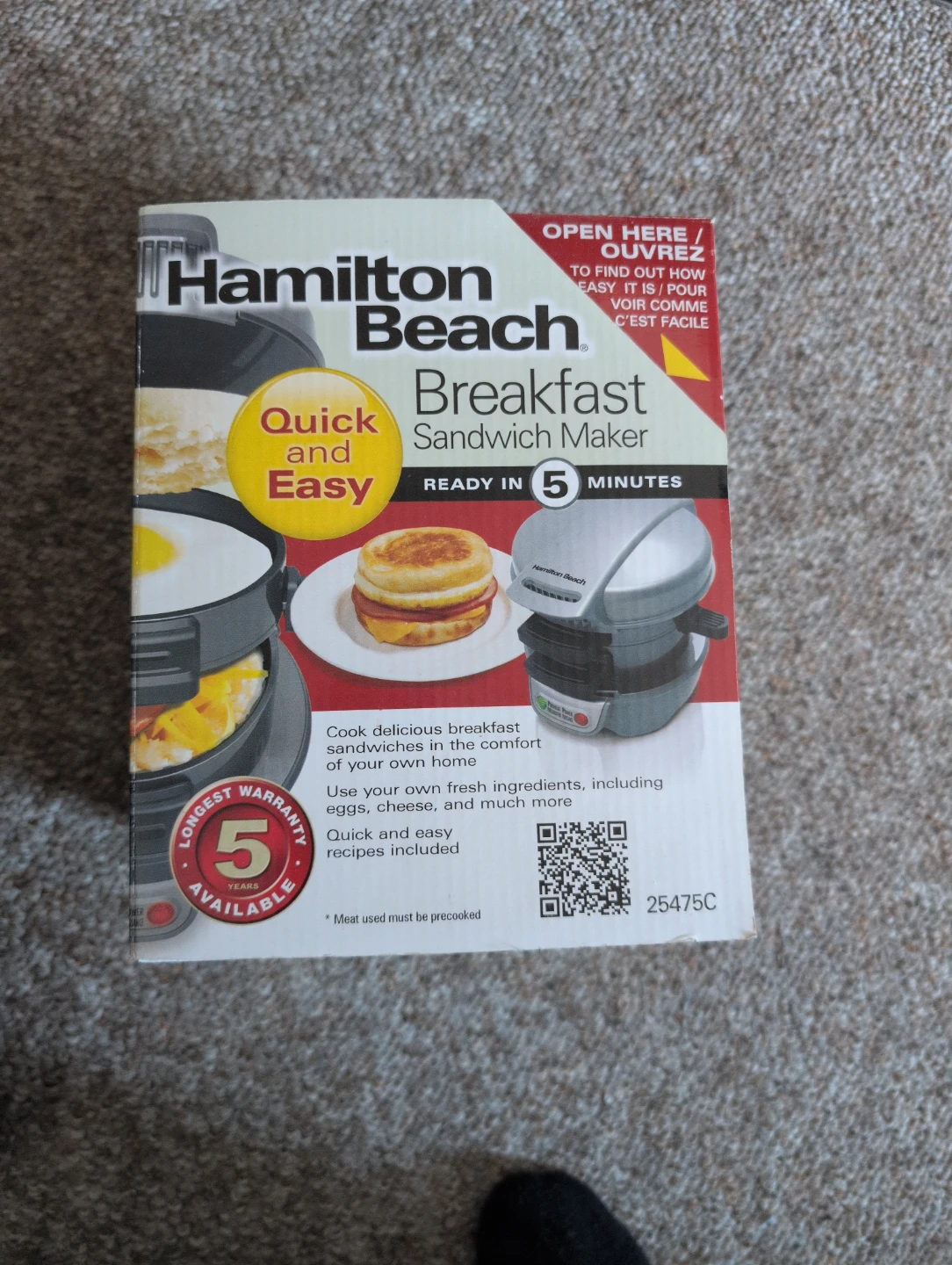 Hamilton Beach Breakfast Sandwich Maker
