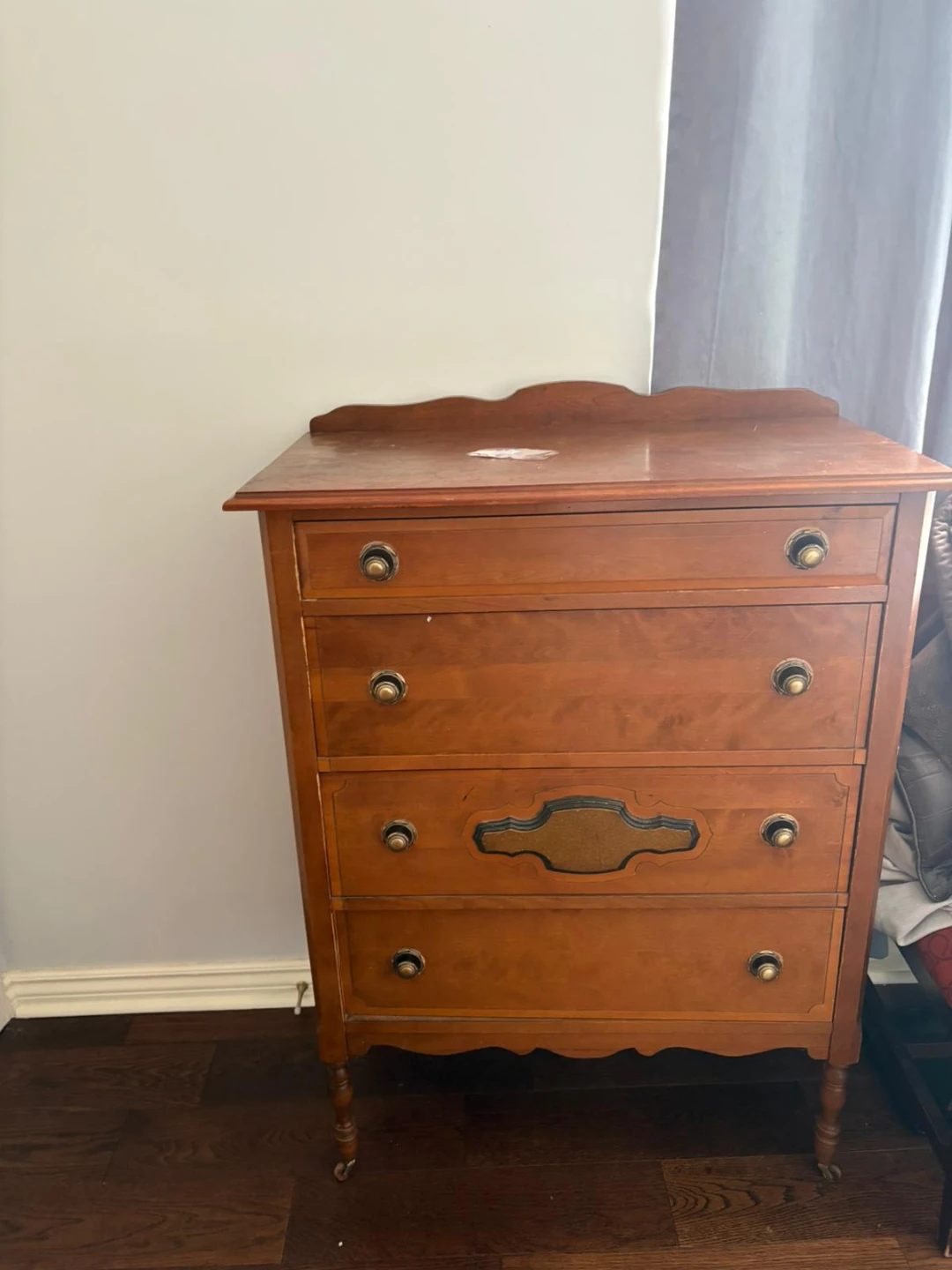 Vintage Wood Dresser - photo 3