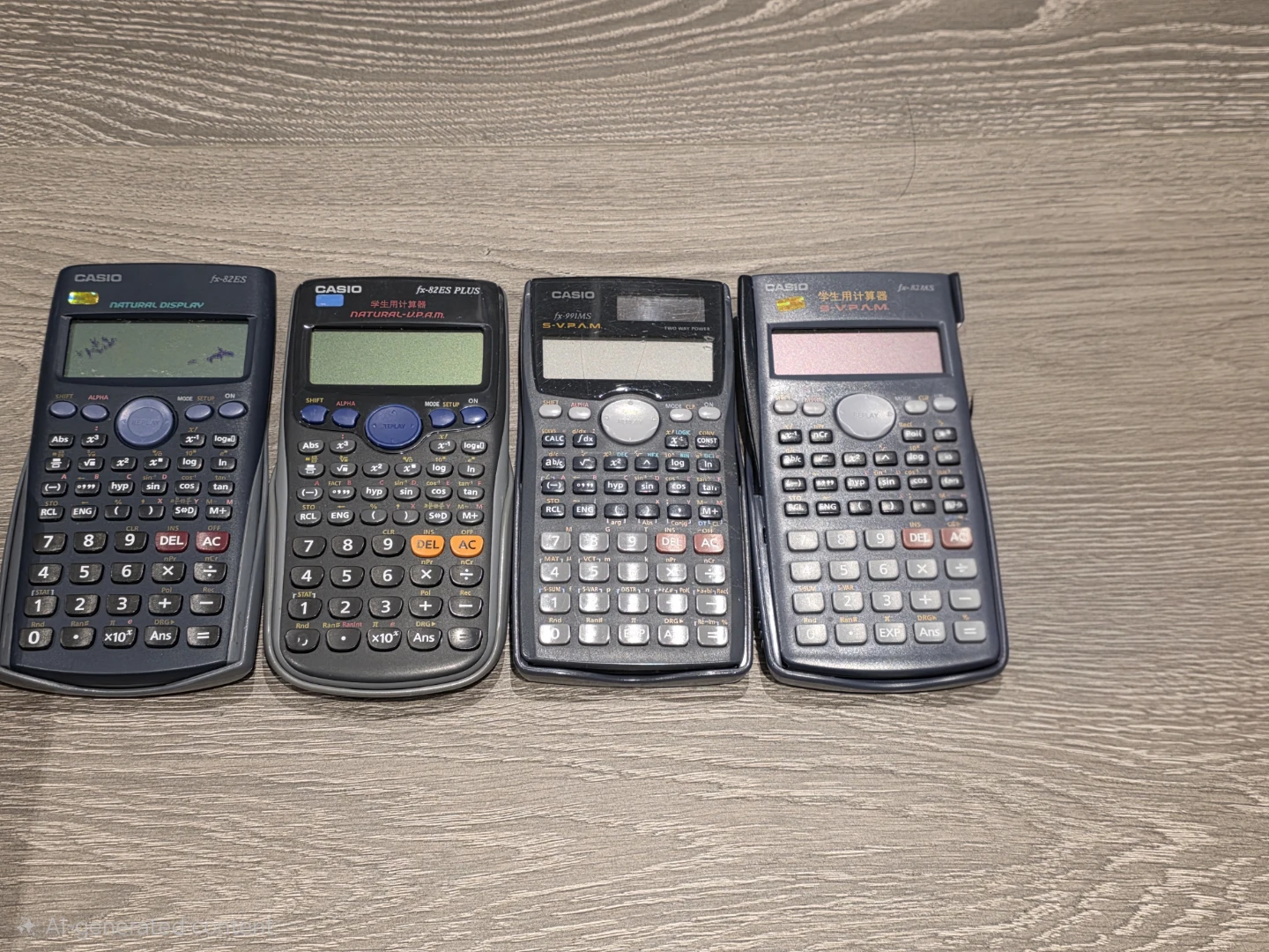 Casio scientific calculators