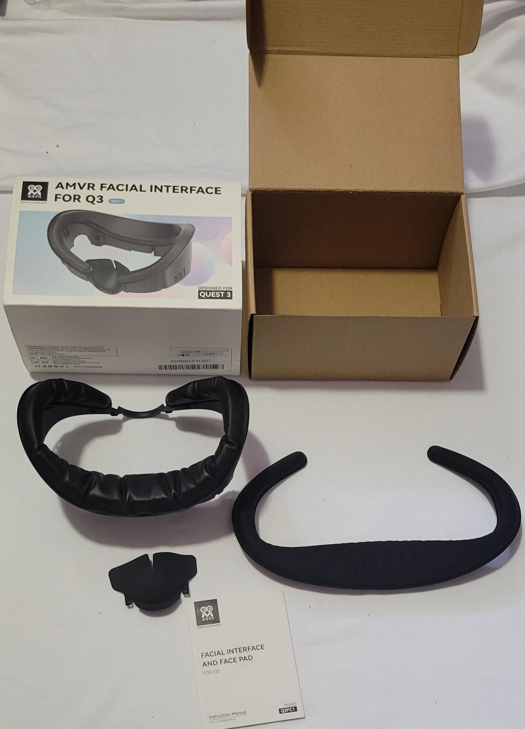 AMVR Facial Interface and Face Pad for Quest 3 🏆