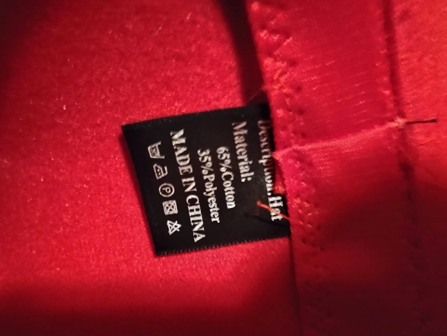Felt Cowboy Hat - Red 🧡🧡🧡 - photo 4
