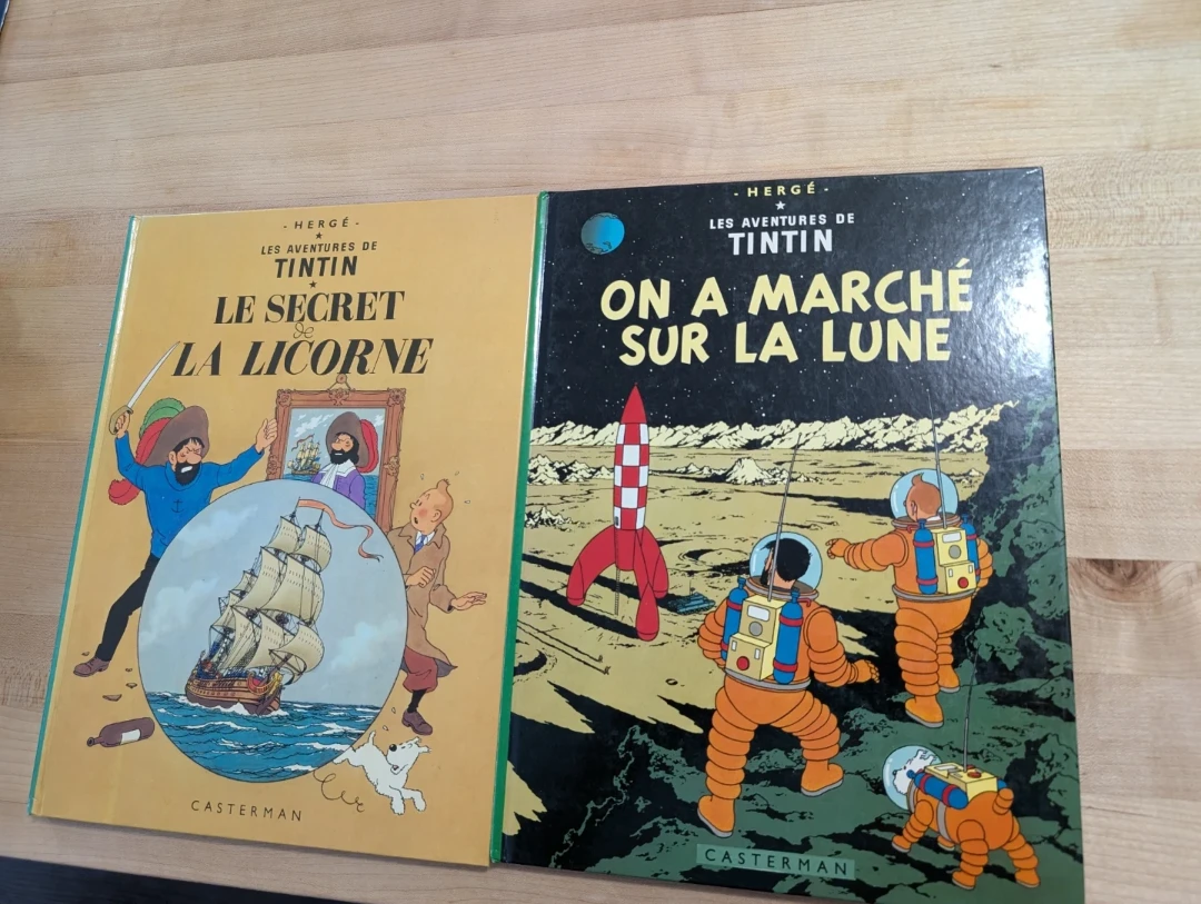 Tintin Adventures Books by Hergé