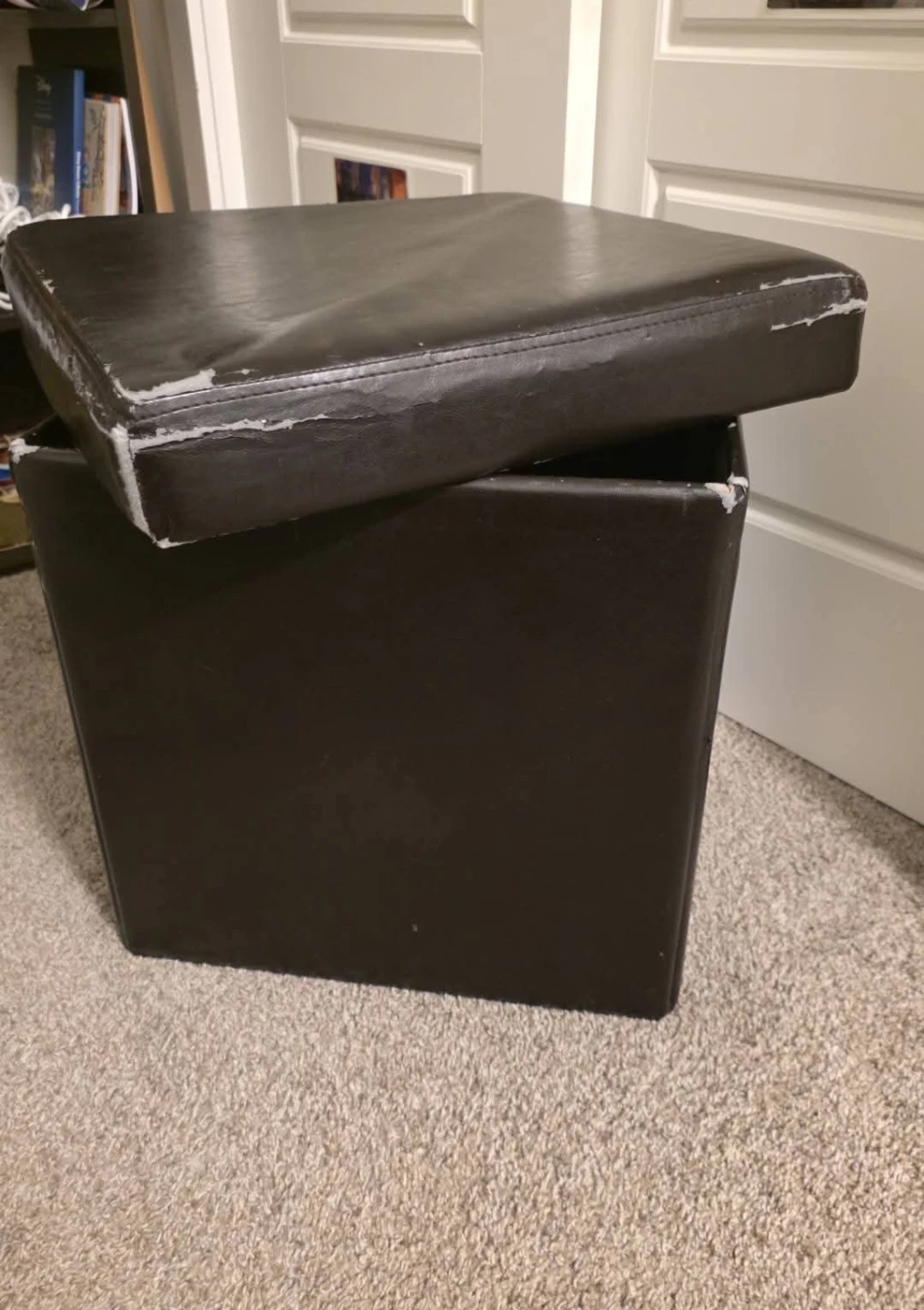 FREE Dark Brown Storage Ottoman