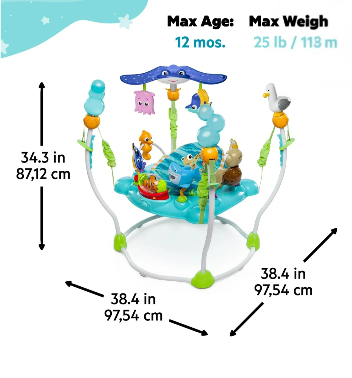 Bright Starts "Finding Nemo" Ocean Explorer Jumper - photo 2