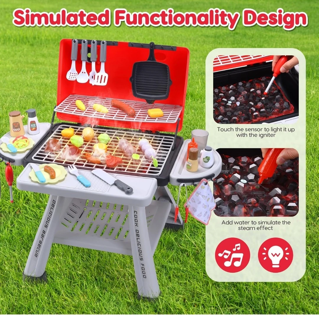 Kids Pretend Play BBQ Grill Set - photo 2
