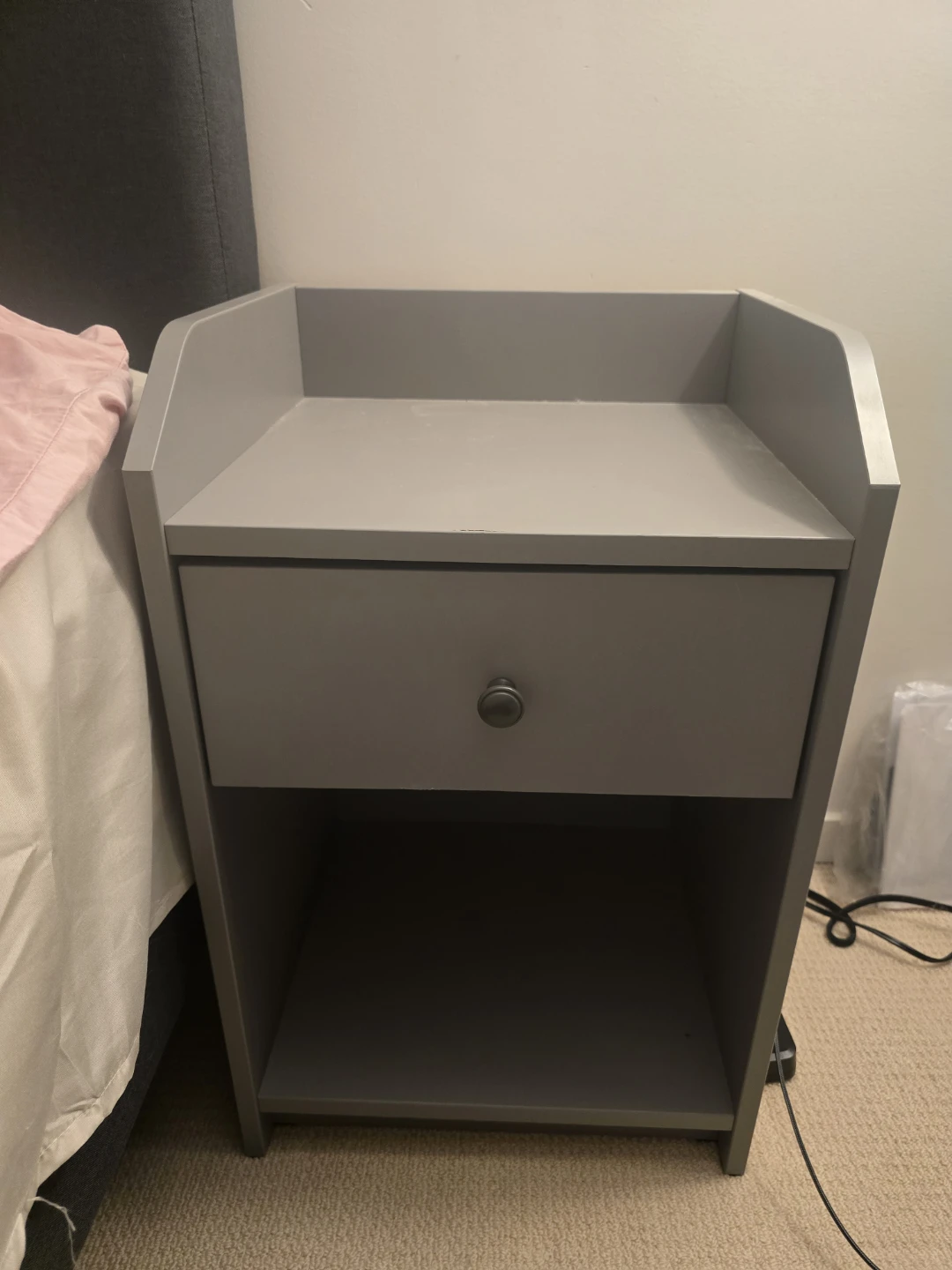 Ikea nightstand, Light grey, 40x36cm