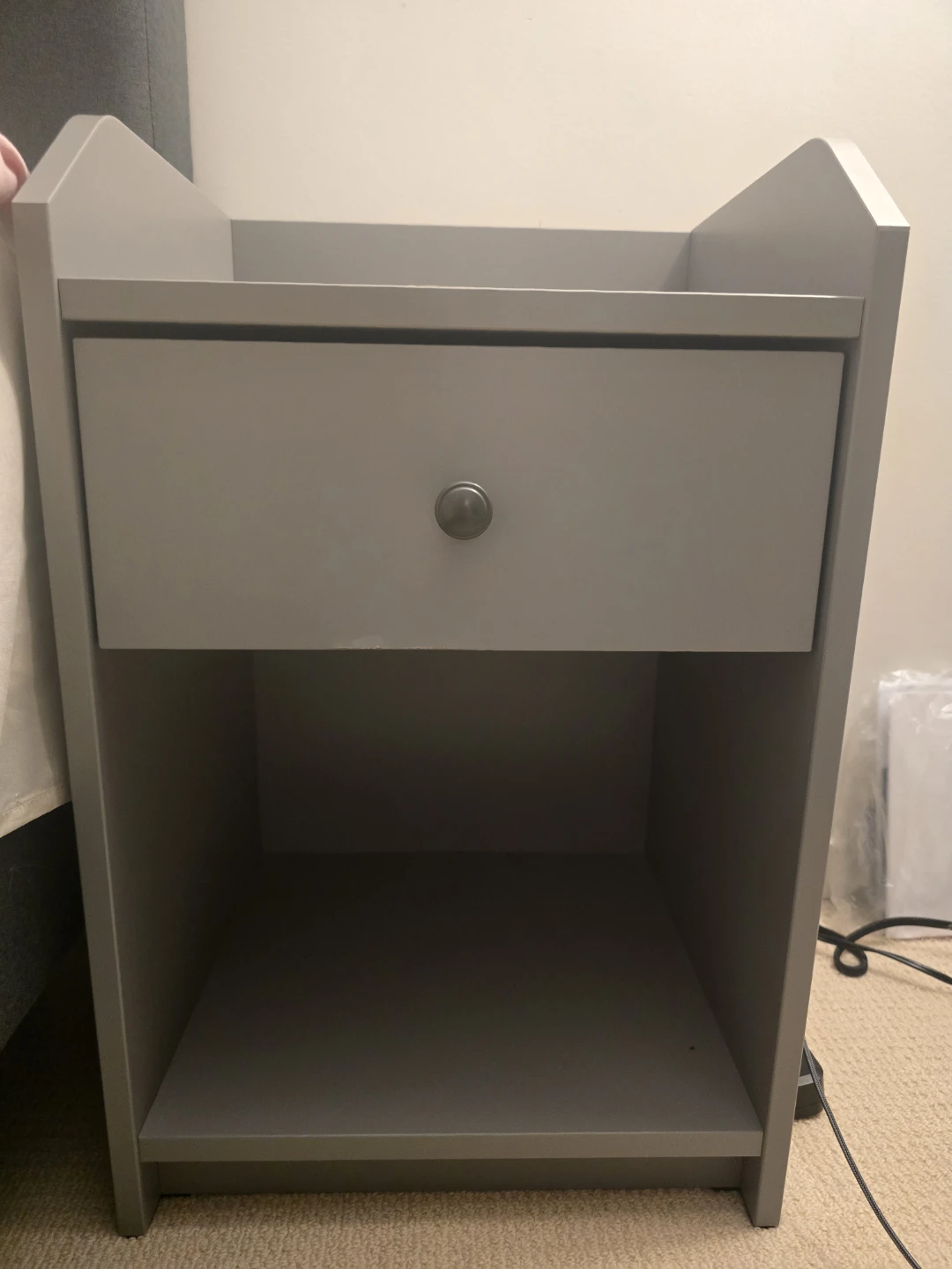 Ikea nightstand, Light grey, 40x36cm - photo 2