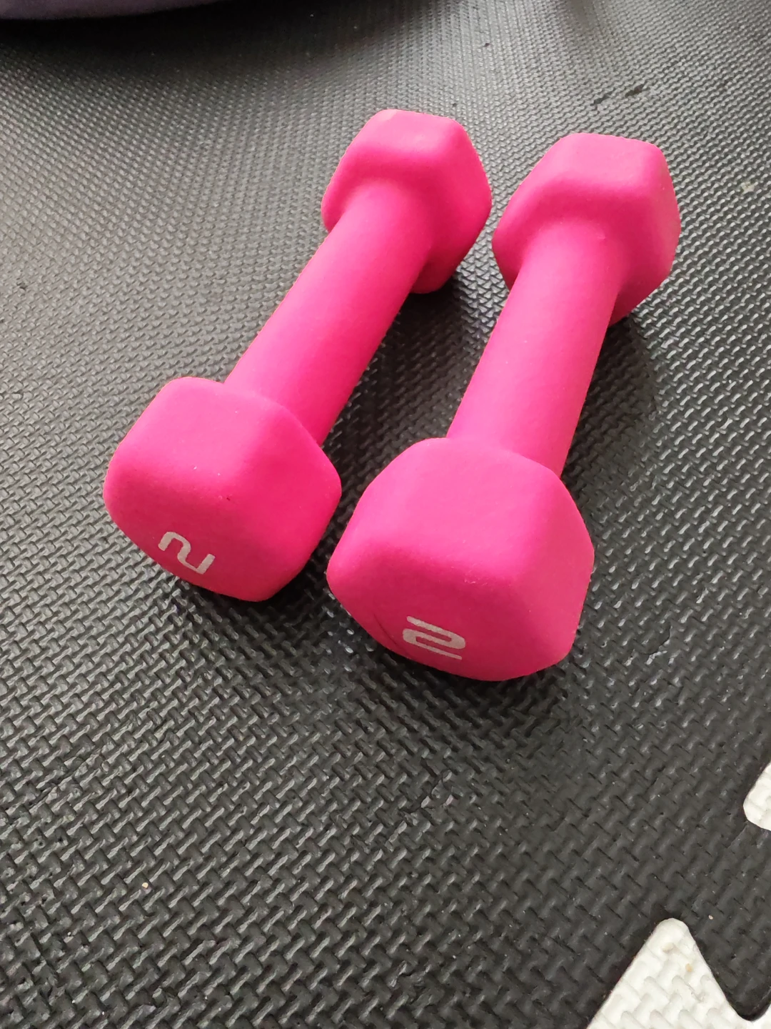 Pink 2 lb Dumbbells (Pair)