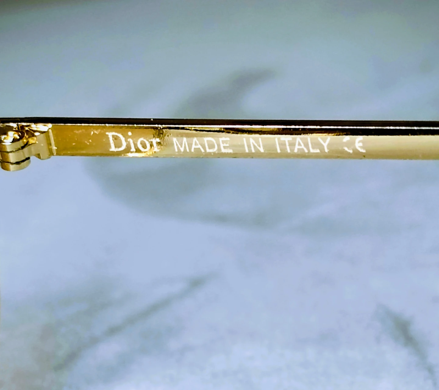 Dior Gold Round Sunglasses - photo 2