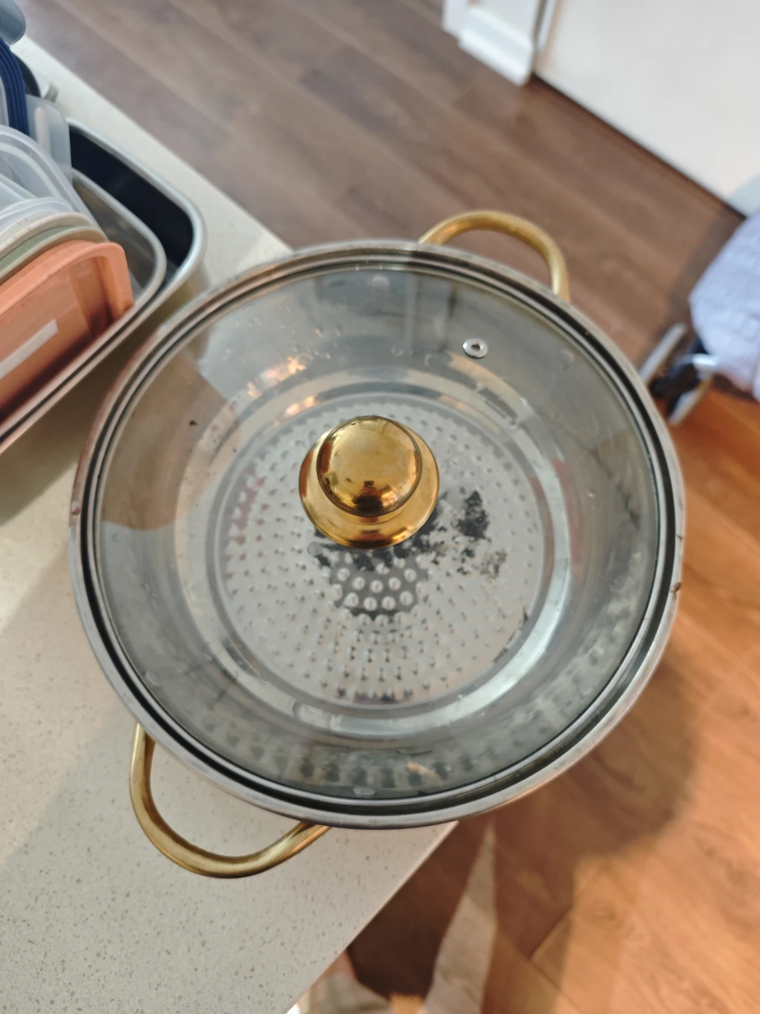 Yellow Pot with Lid