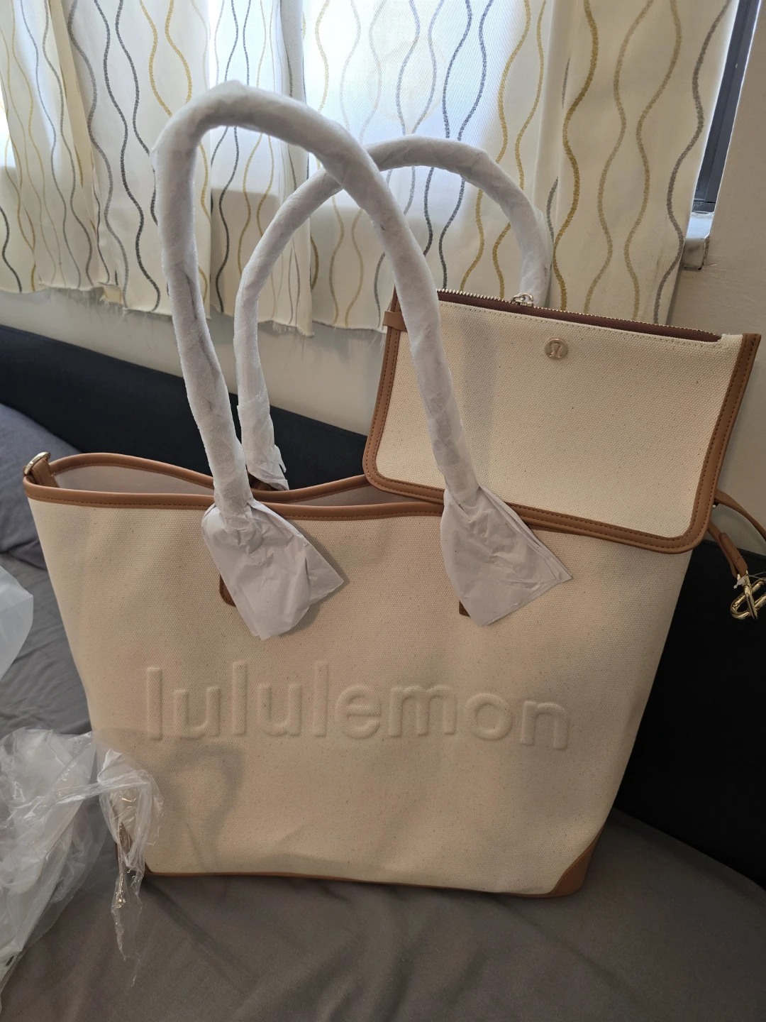 Lululemon Canvas Tote Bag - new, firm price - photo 4