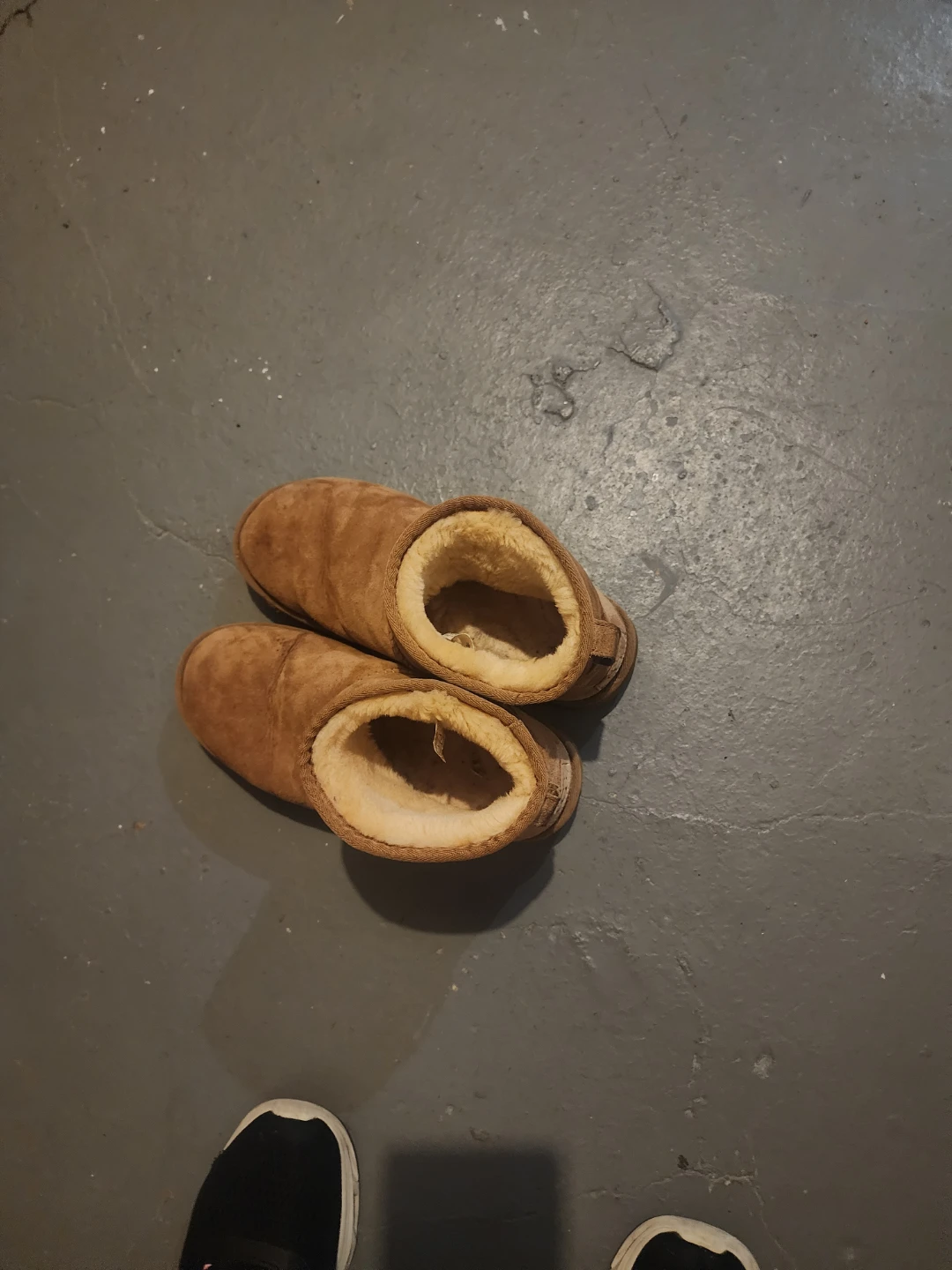 UGG Australia Brown Suede Sheepskin Lined Boots