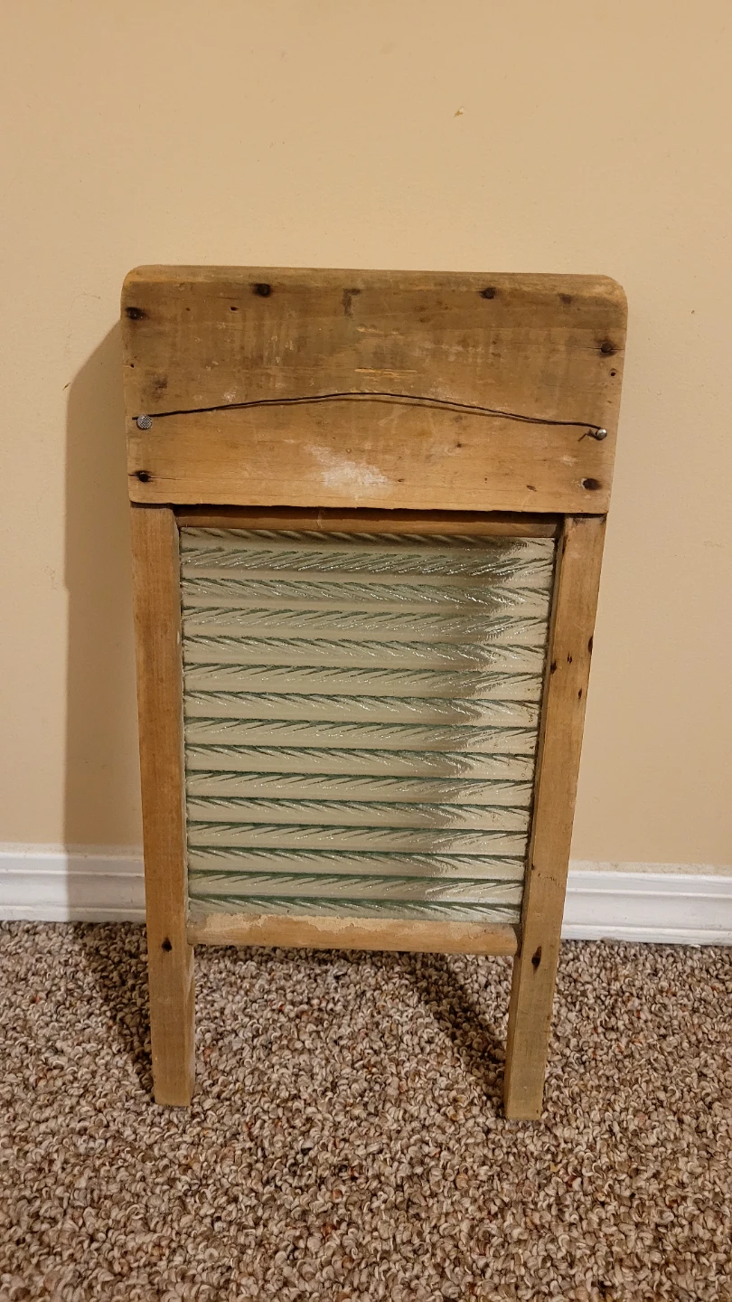Antique Glass Washboard - photo 3