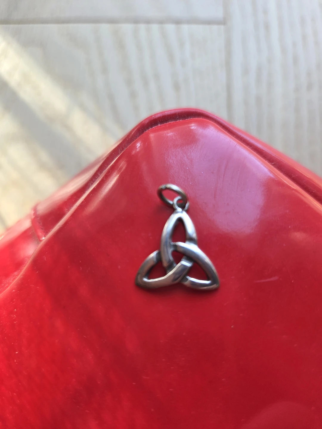 Silver Celtic Knot Charm Pendant