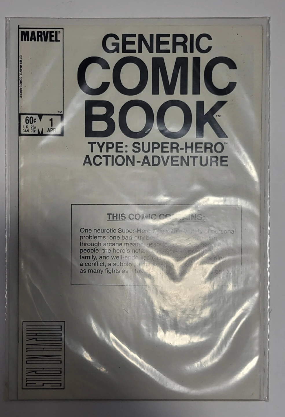 Marvel Generic Comic Book #1 Super-Hero Action-Adventure