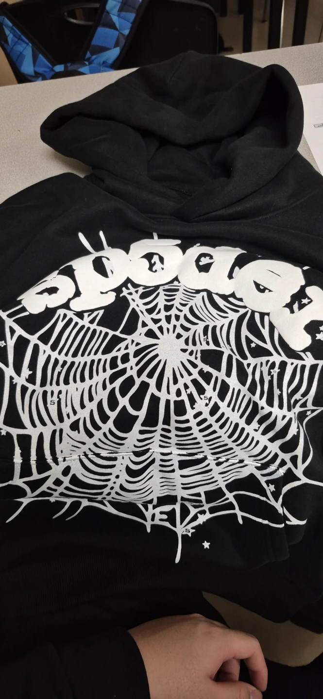 Sp5der Hoodie Black Spiderweb Graphic - photo 4