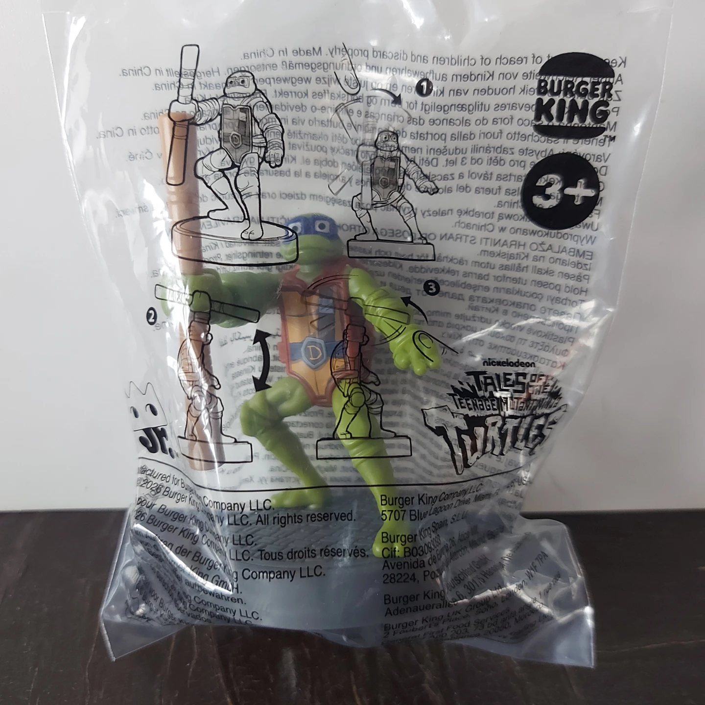 Teenage Mutant Ninja Turtles Figure - Burger King Kids Meal Toy