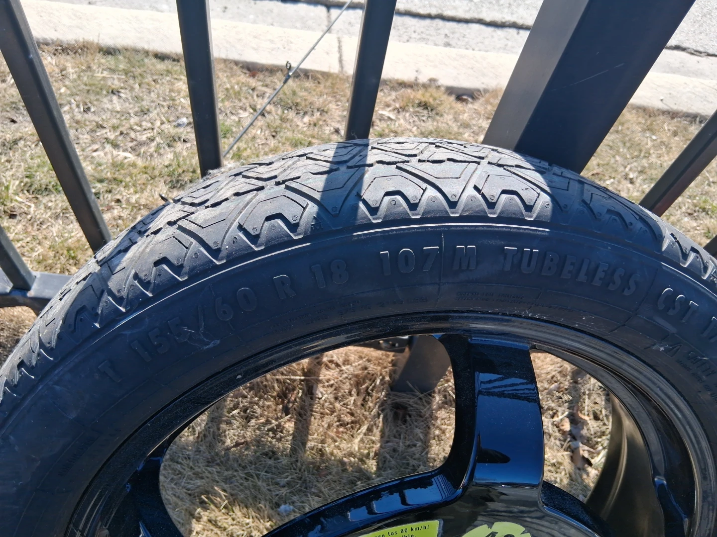 Continental Tire and Wheel Assembly 155/60 R 18