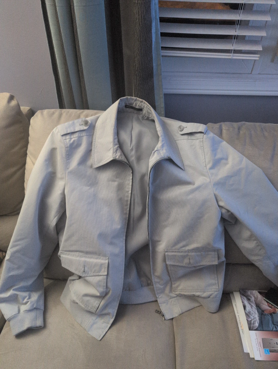 Mexx Slim Fit Light Grey Jacket XL - photo 4