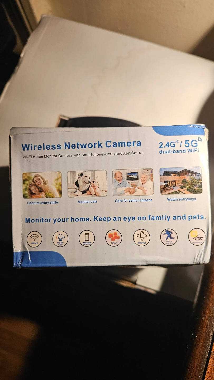 Wireless Network Camera with Motion Detection and Night Vision