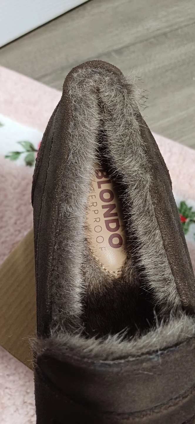 Blondo Waterproof Suede Loafers with Fur Lining - photo 4