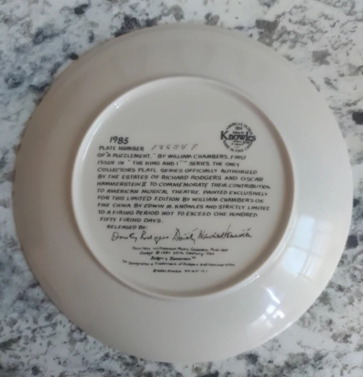 Decorative Collector's Plate by William Chambers - photo 2