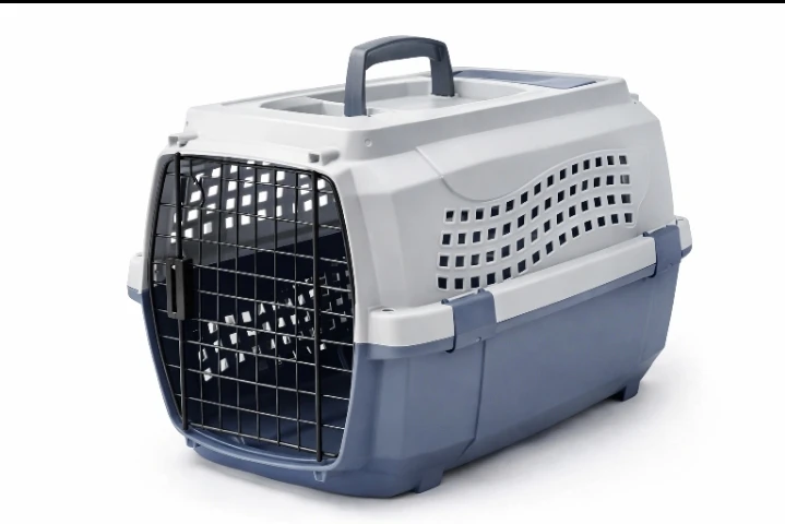 Transporteur pour animaux de compagnie bleu et blanc🏆