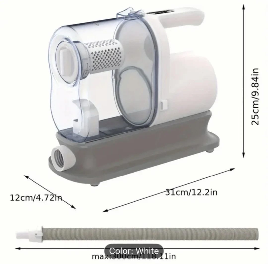 Pet Grooming Vacuum Kit 5in 1, Dog Cat Hair Vacuum 1.8L - NEW - photo 5