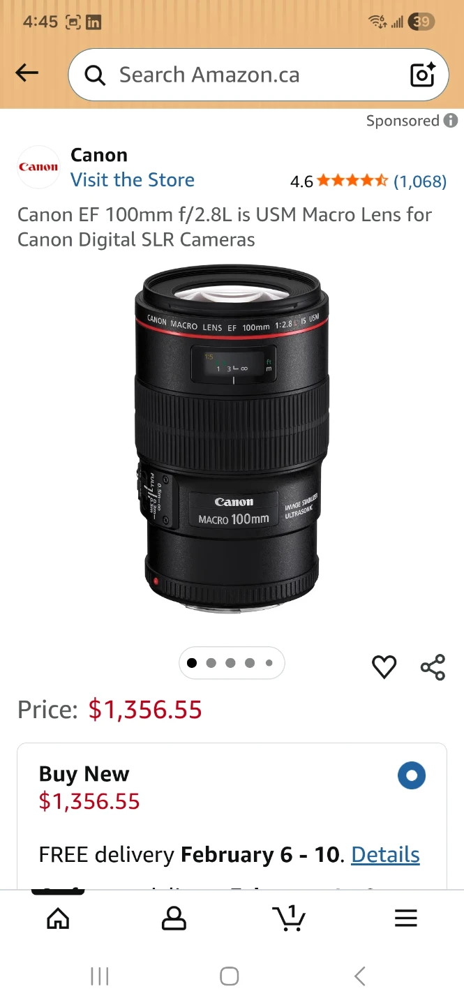 Canon EOS 5D Mark IV DSLR Camera with 100mm Macro Lens - photo 5