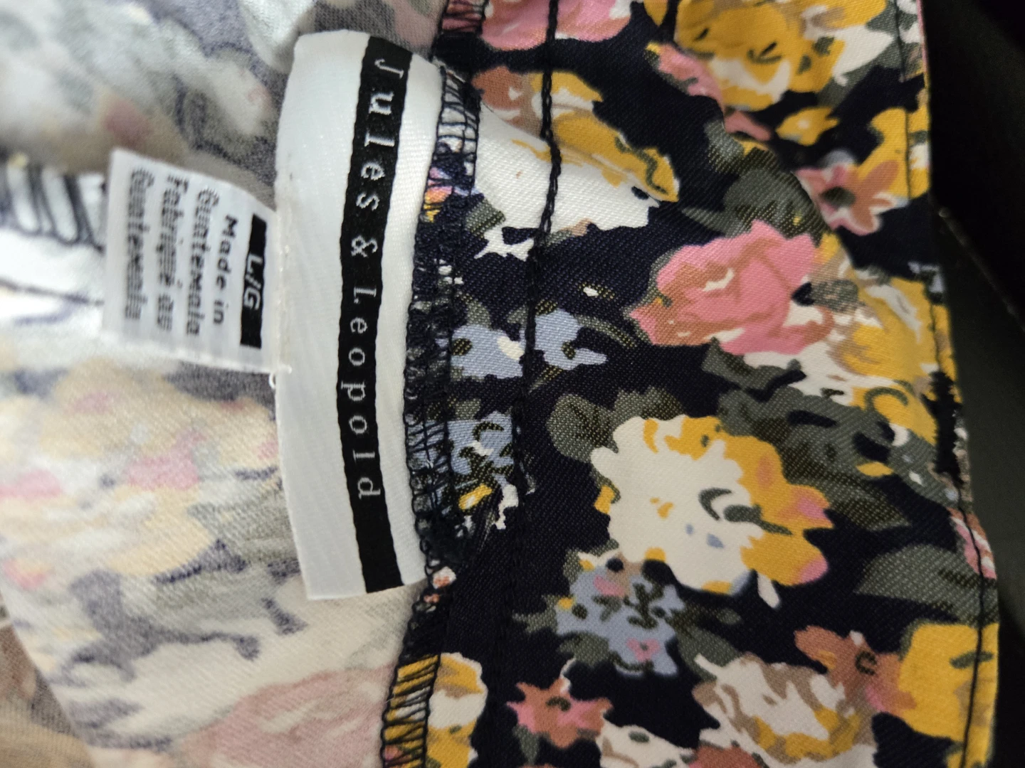 Jules & Leopold Floral Print Ankle Length Pants - Size L - photo 3