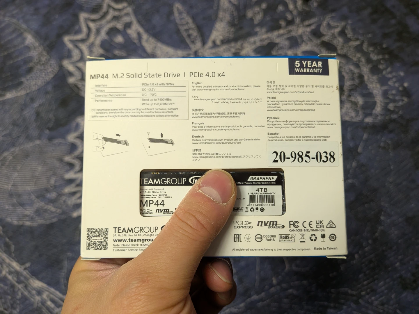 TEAMGROUP MP44 M.2 4TB SSD - photo 3