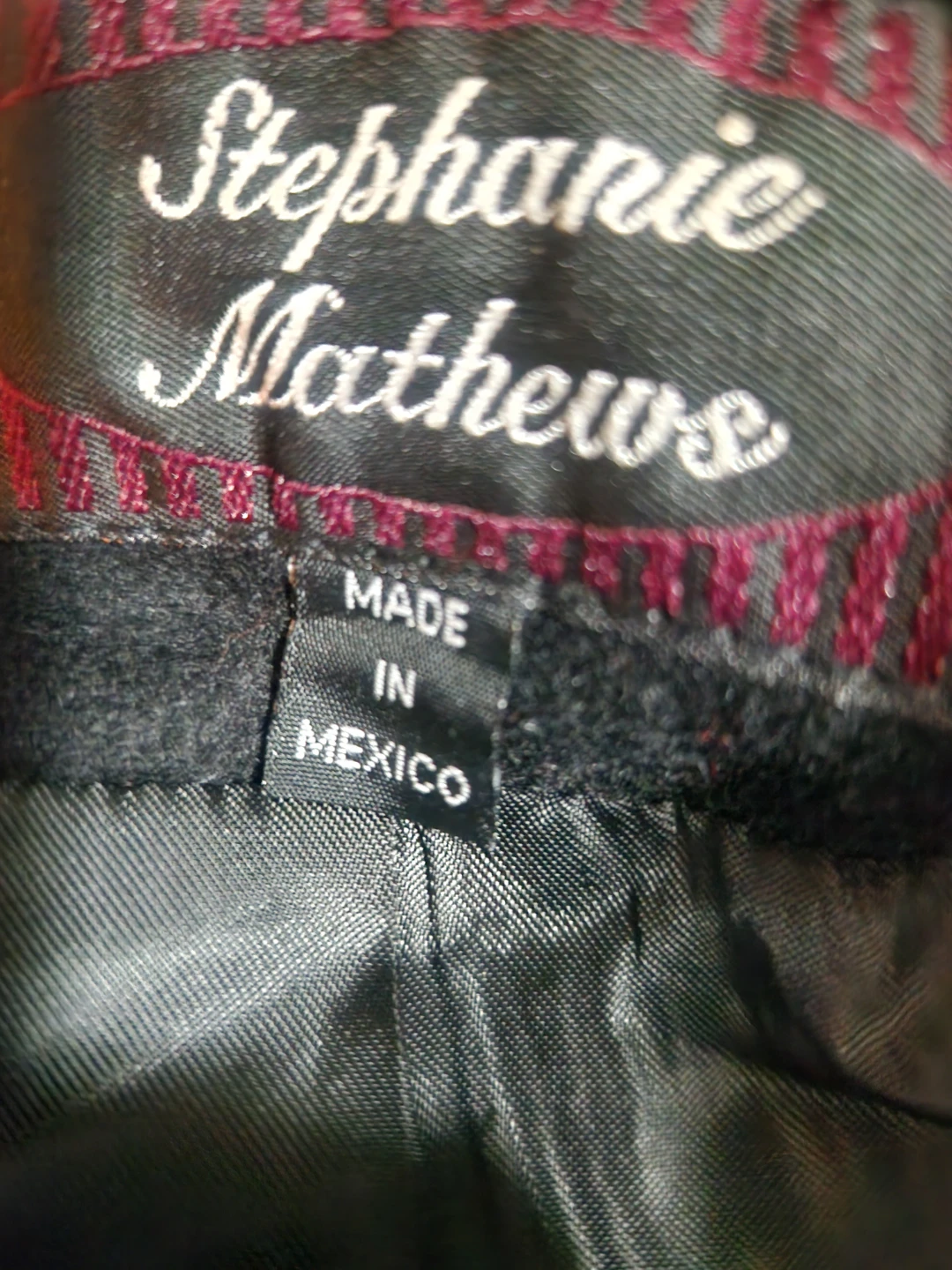 Red Stephanie Mathews Coat with Toggle Closure - photo 2