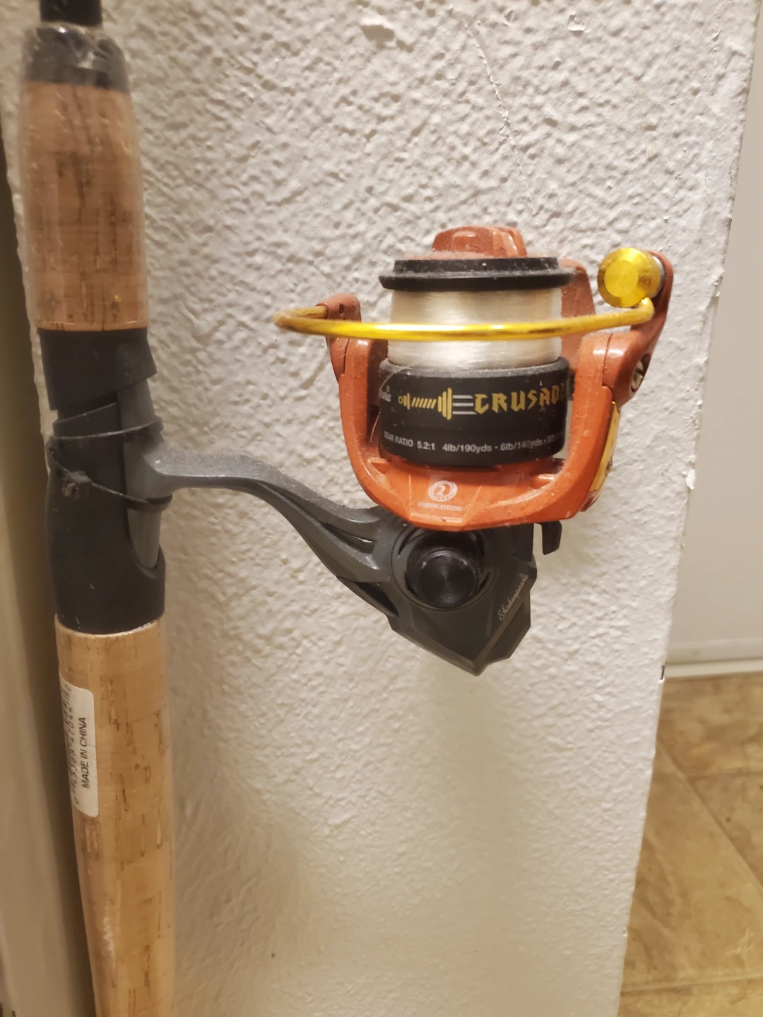 Fishing rod and reel