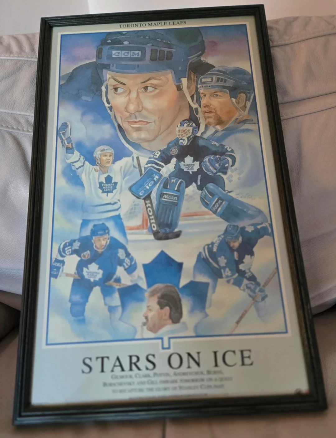 Toronto Maple Leafs 1993 "Stars On Ice" poster 🏆