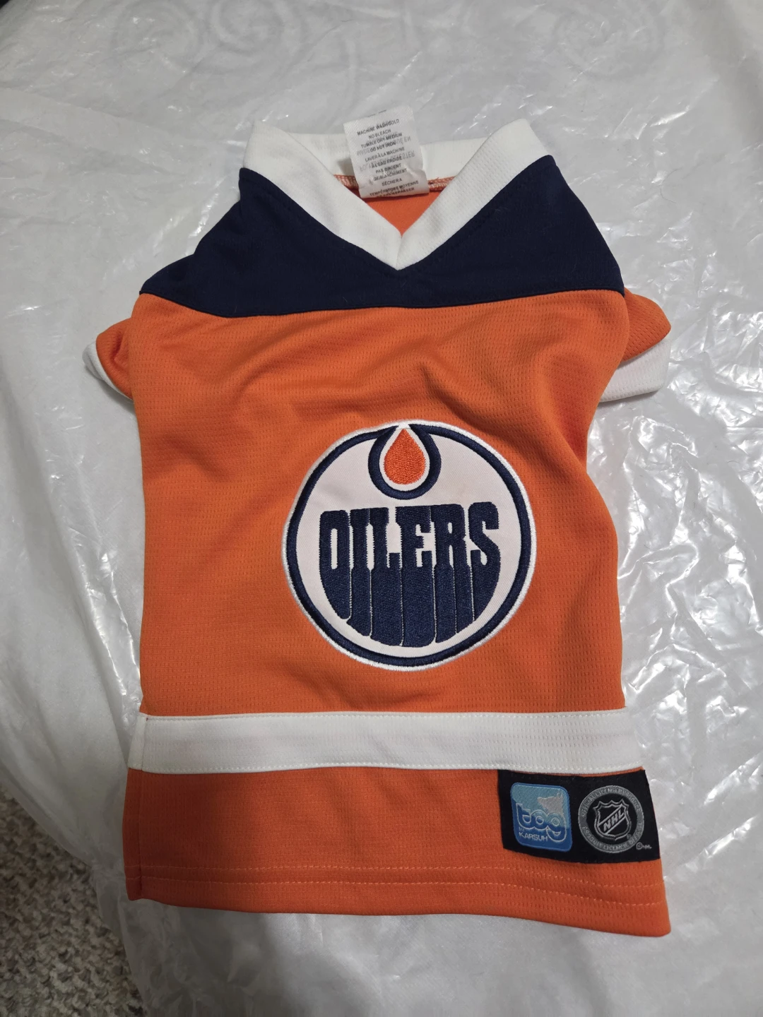 Edmonton Oilers NHL Dog Jersey - Size XS/TP