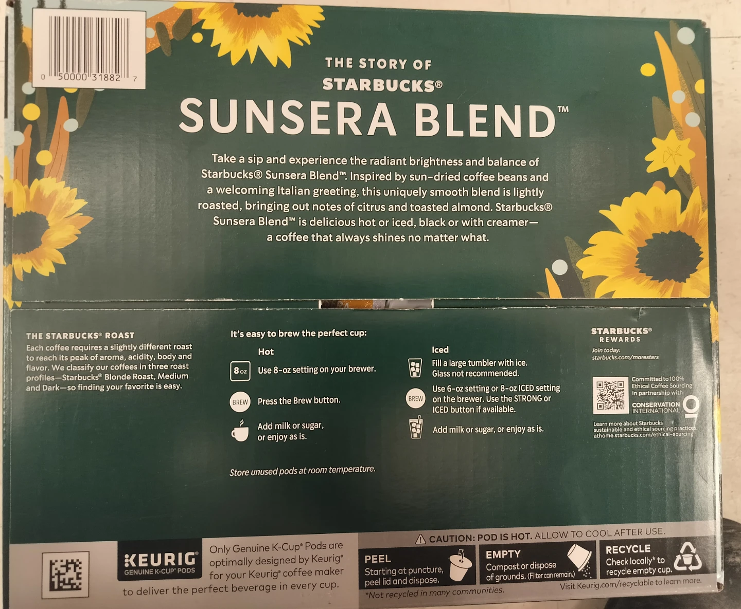 Starbucks Sunsera Blend Blonde Roast K-Cup Pods - 72 Count - photo 2