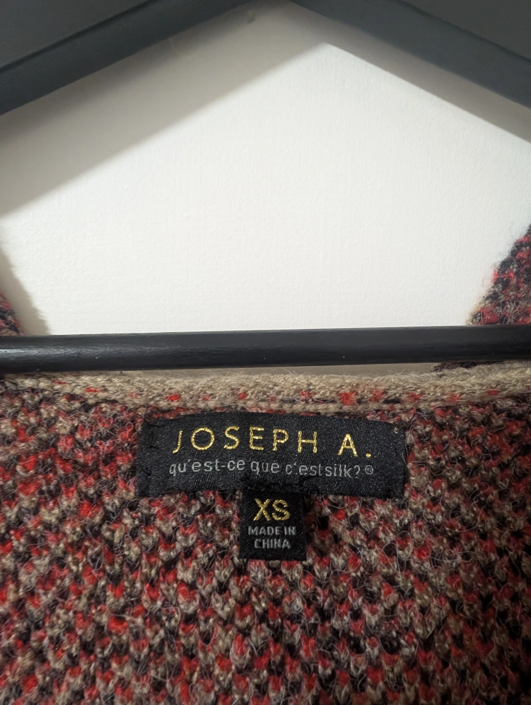 JOSEPH A. Women's Plaid Cardigan XS