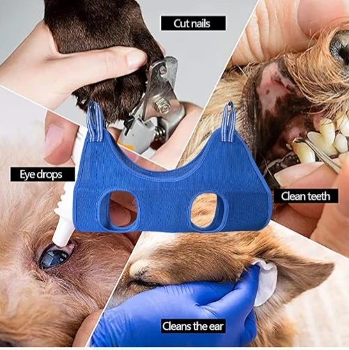 NEW!   Blue Pet Grooming Sling Hammock for Dogs 🧡 - photo 4