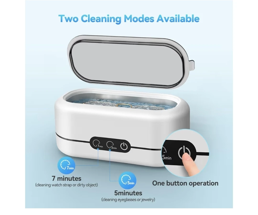 Ultrasonic Cleaner for Jewelry, Glasses, Makeup Brushes - photo 4