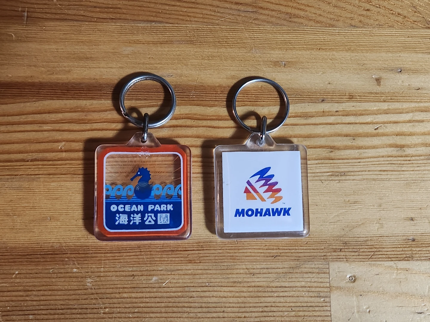 Vintage Ocean Park & Mohawk Keychains