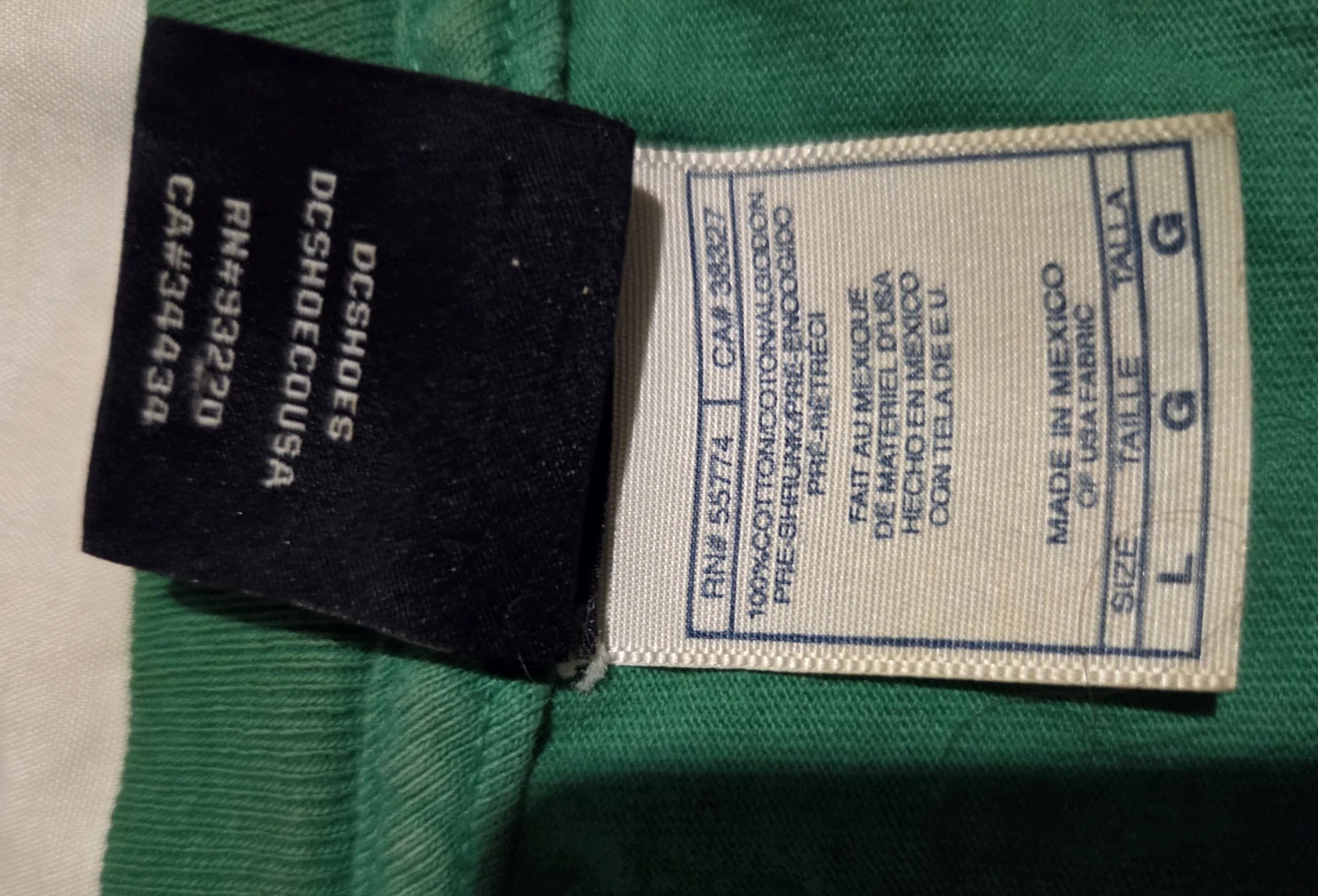 DC shoecousa Green T-Shirt Size L - photo 2