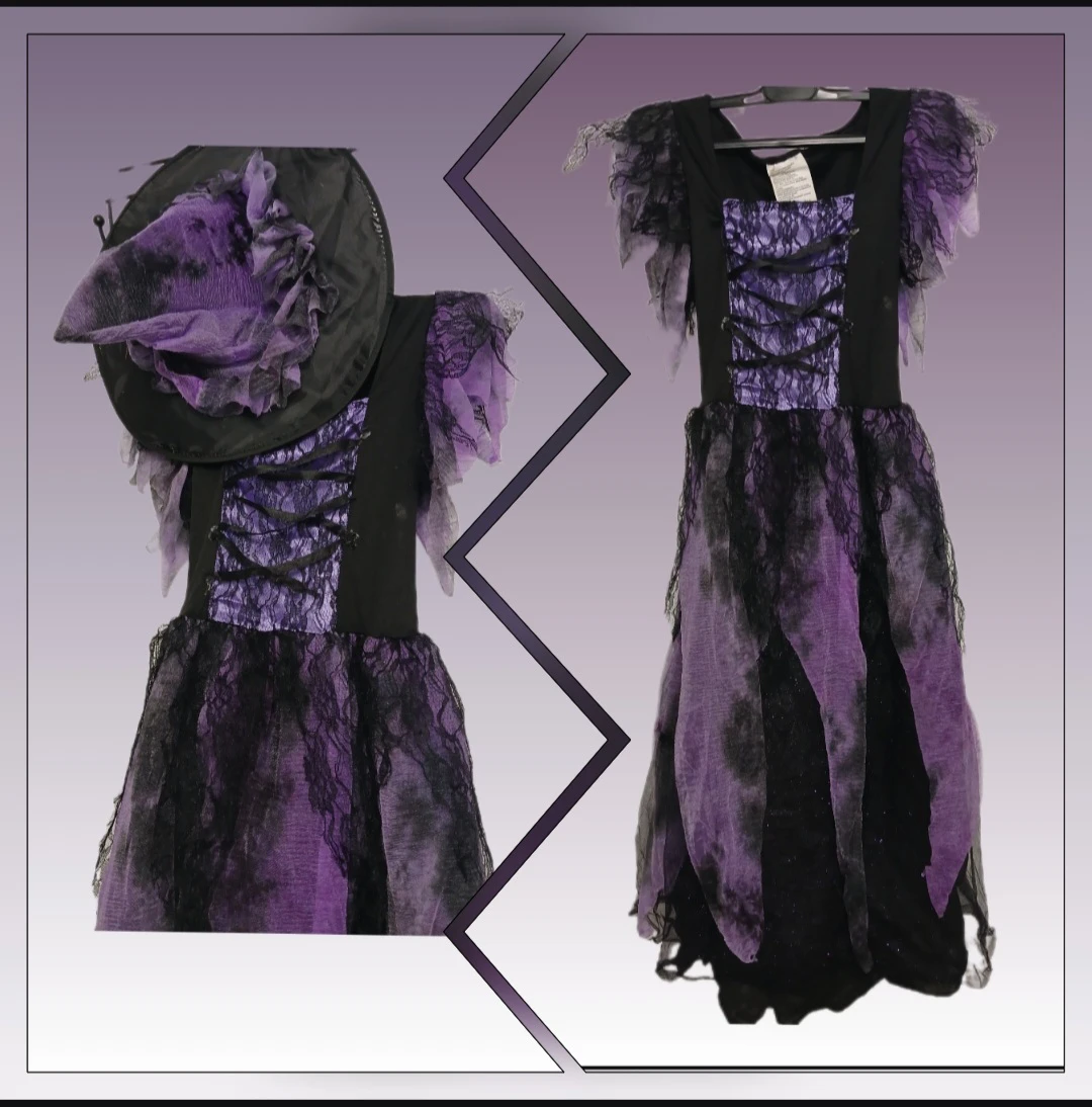 Girls Starlight Witch Costume with Hat