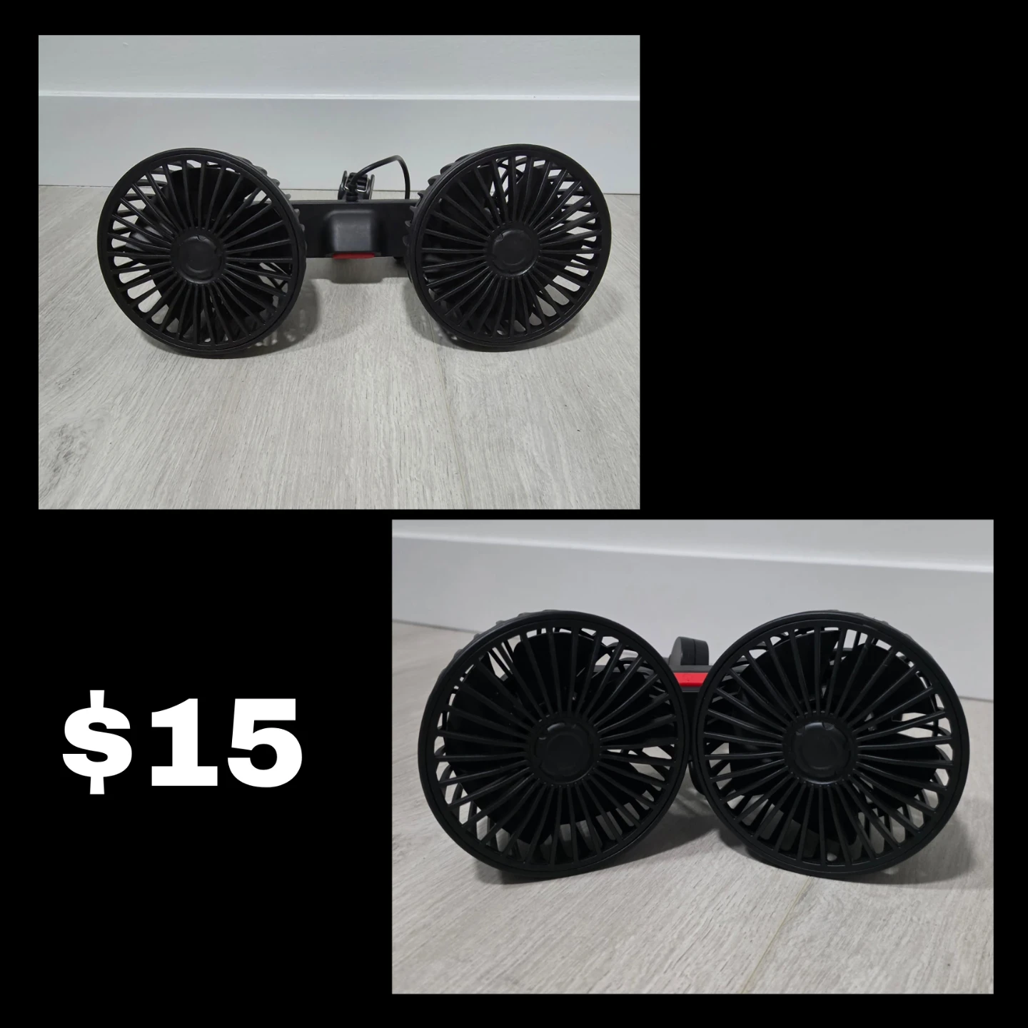 Rotatable Car Fan