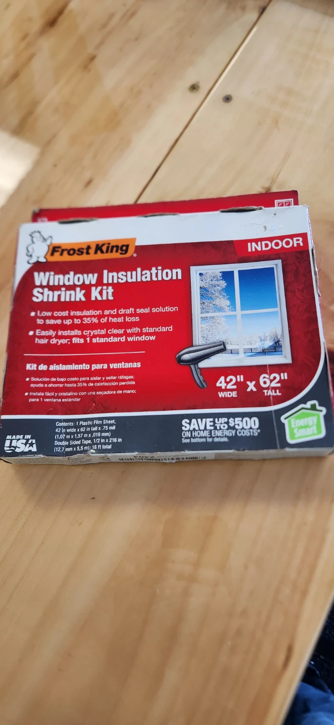 Frost King Window Insulation Shrink Kit 42" x 62" - photo 2
