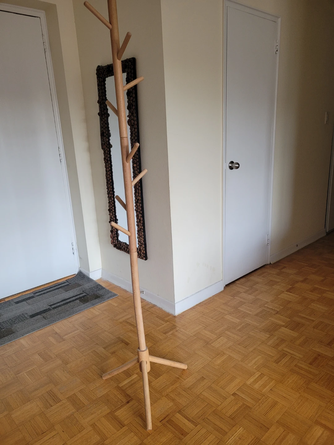 Wooden Coat Rack