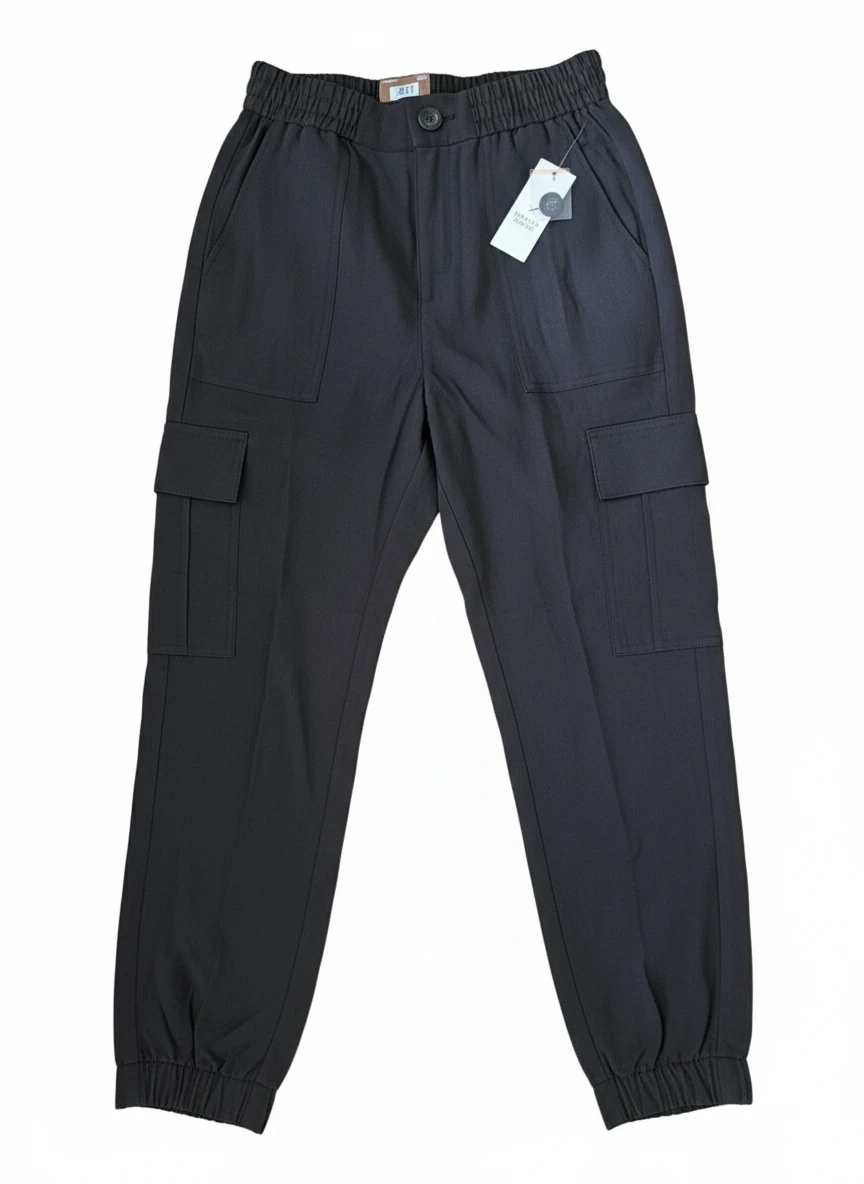 NWT Denver Hayes Women's Black Cargo Pants Size 2