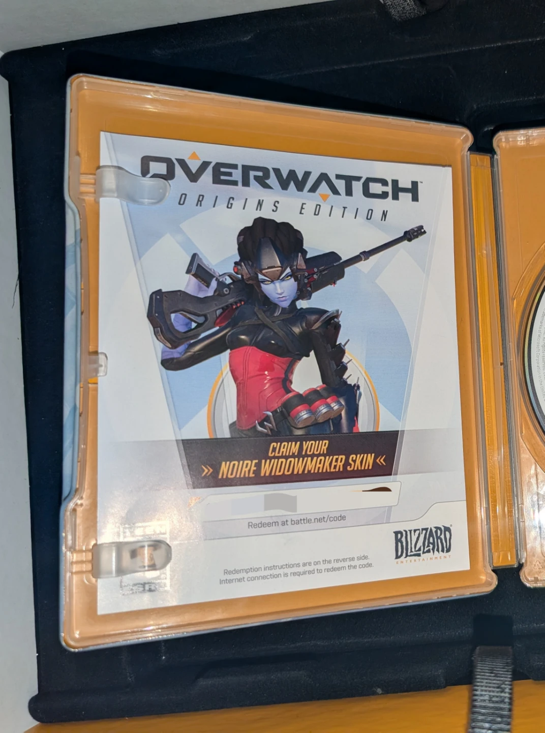 Overwatch Noire Widowmaker in game cosmetic