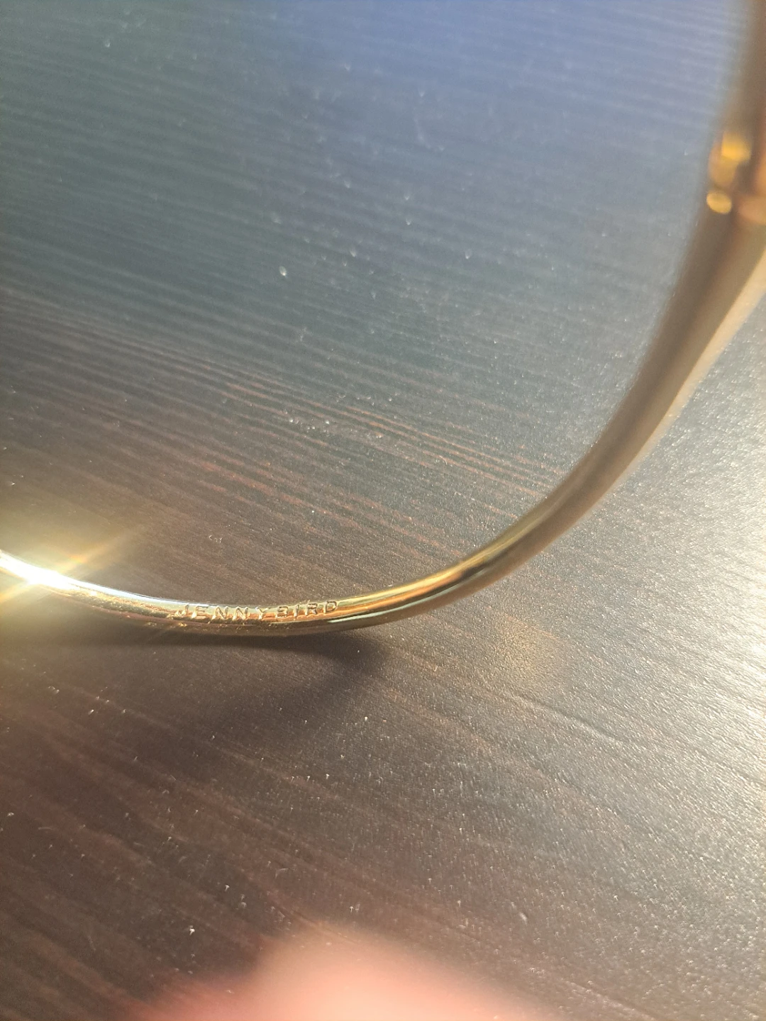 14k Jenny Bird Gold Tone Bangle
